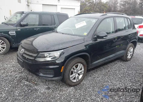 2016 Volkswagen Tiguan S из США, поврежденный, VIN WVGBV7AXXGW066251